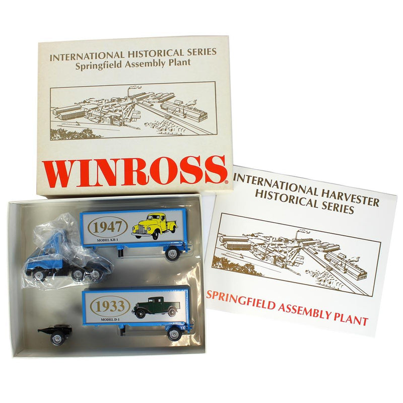 1/64 Semi with 2 Pup Trailers by Winross, International Harvester Historical Series #4