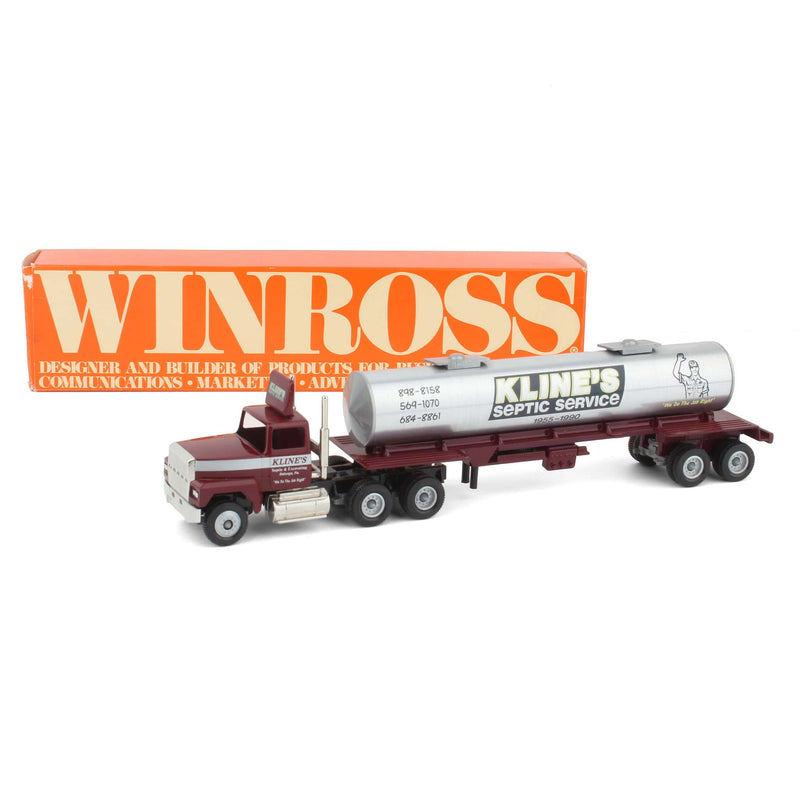 1/64 Kline's Septic Service Tanker Truck, Salunga, PA by Winross