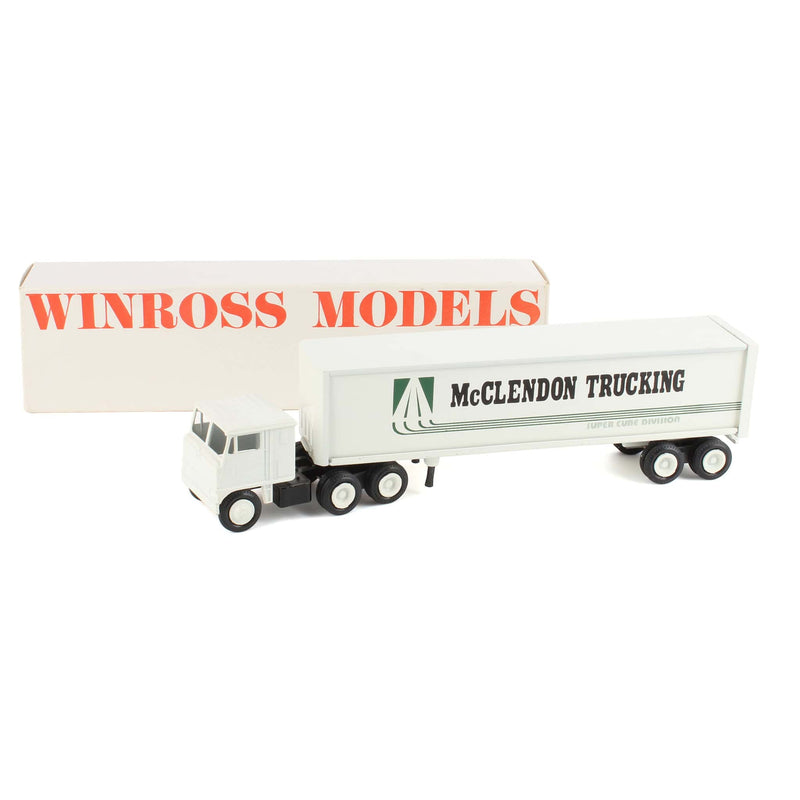 1/64 Truck by Winross, McClendon Trucking w/Box Trailer