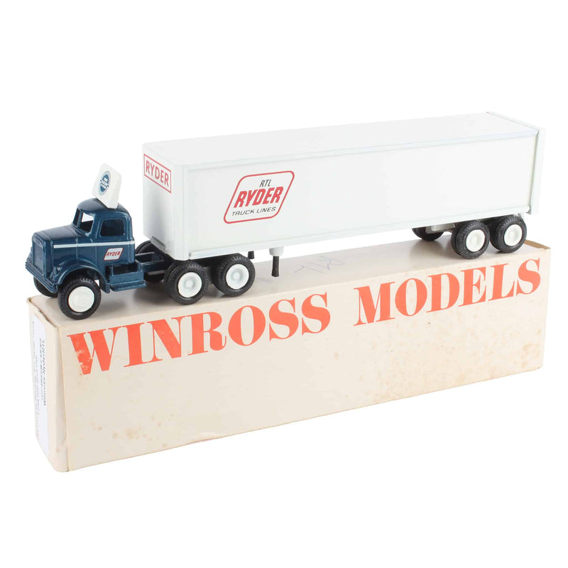 1/64 Truck by Winross, RTL Ryder Truck Lines with Blue Cab