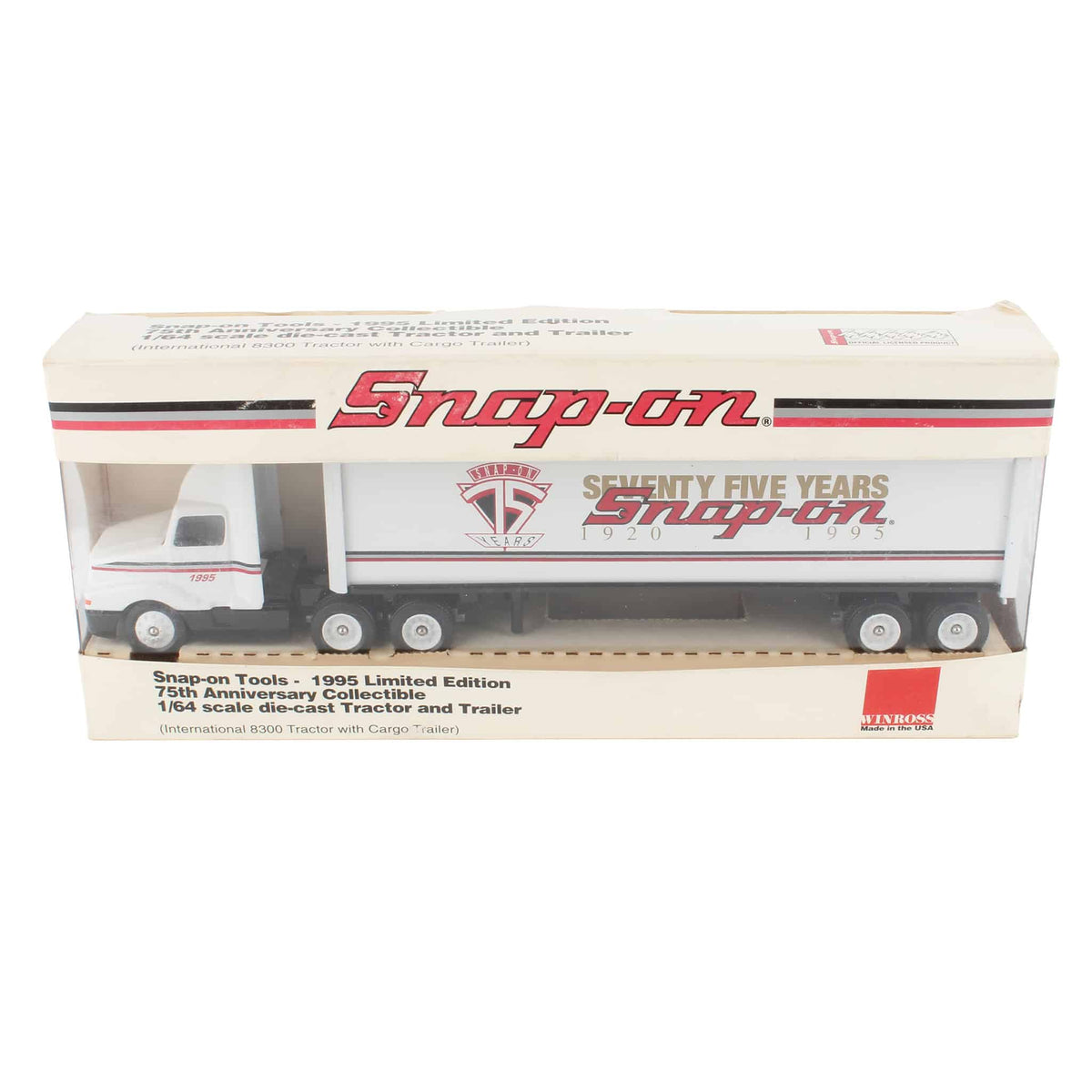 1/64 Truck by Winross, Snap-on 75 Years 1920-1995 — Outback Toys