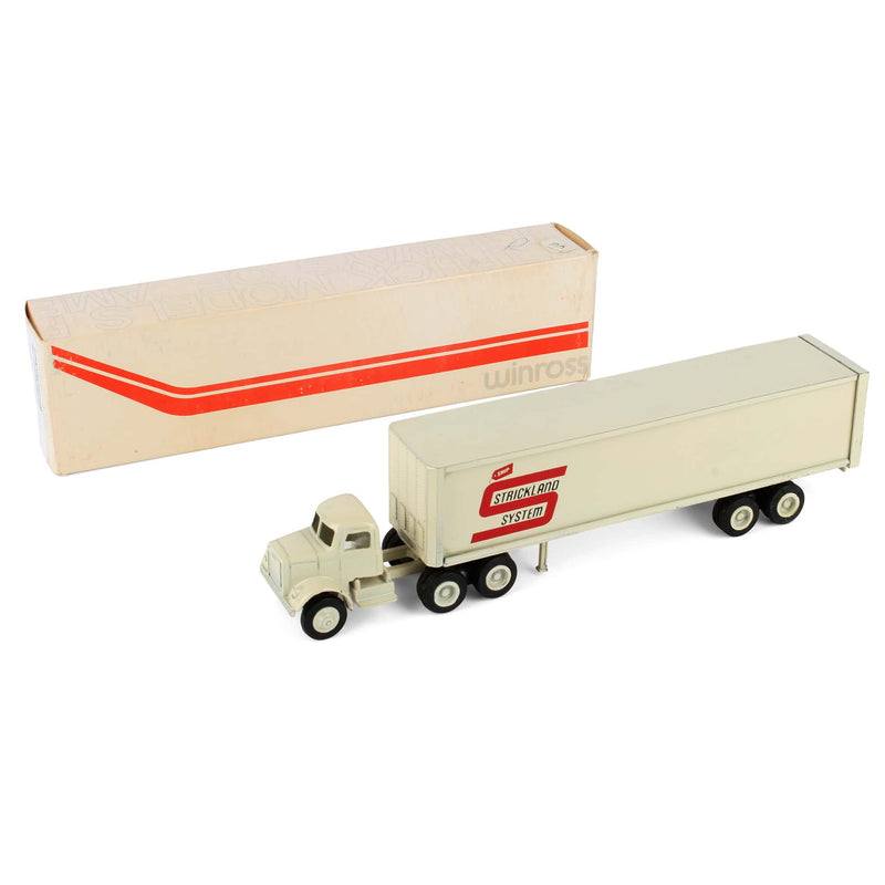 1/64 Truck by Winross, 1973 Strickland System Box Trailer
