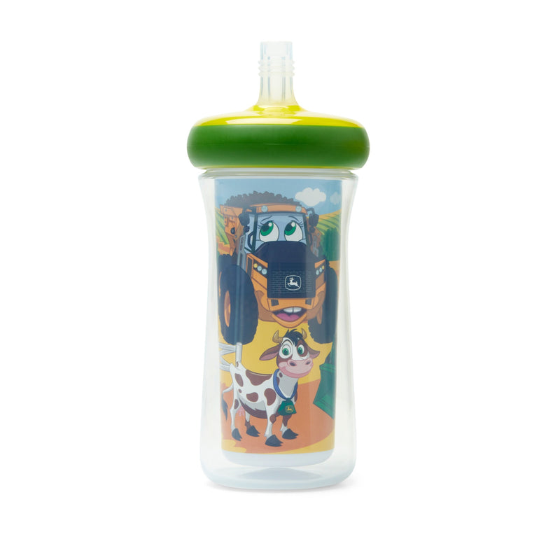 John Deere Sippy Cup 2 Pack with Insulated Straws by ERTL