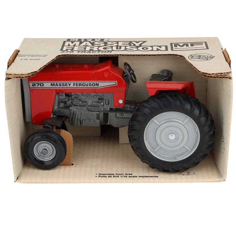 1/16 Massey Ferguson 270 Diecast Tractor by ERTL, Made in the USA