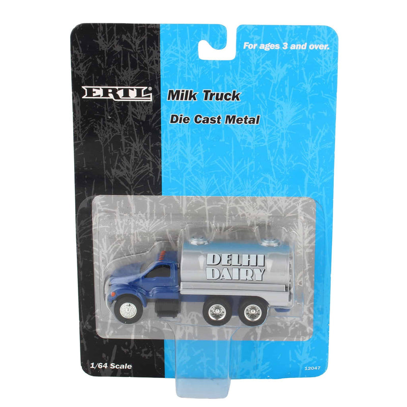 1/64 Ford Tandem Axle Milk Truck, Delhi Dairy, by ERTL