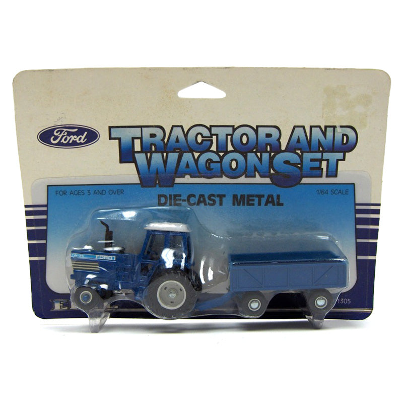 1/64 Ford TW-35 Tractor with Barge Wagon by ERTL