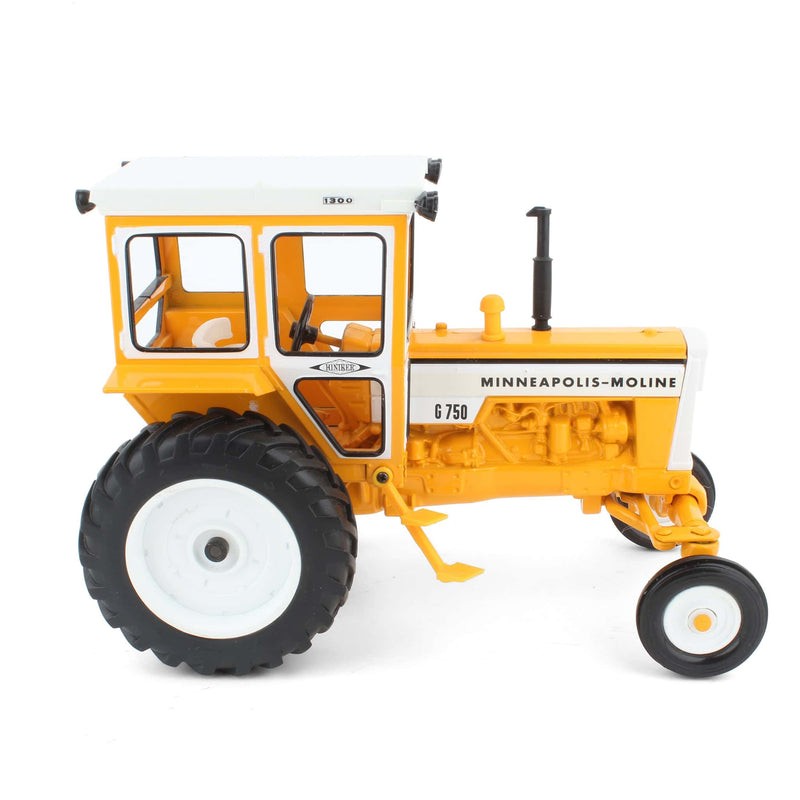 1/16 Minneapolis Moline G-750 2-Wheel Drive Tractor with Hiniker Cab by ERTL, Collector Edition - LOOSE