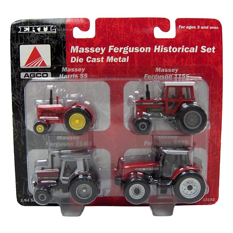 1/64 Massey Ferguson 4-Piece Historical Set by ERTL