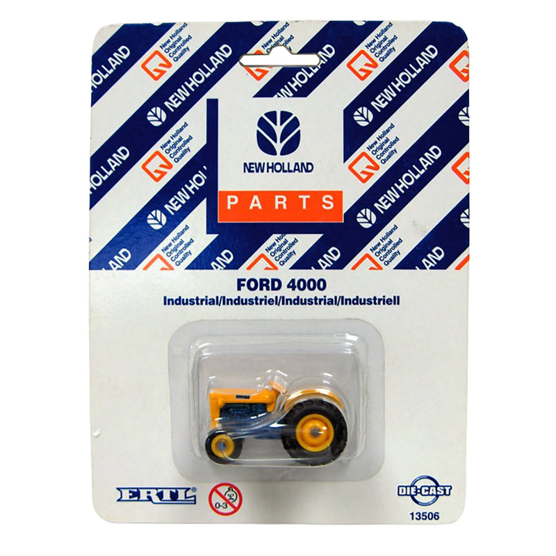 1/64 Ford 4000 Industrial Yellow Tractor by ERTL