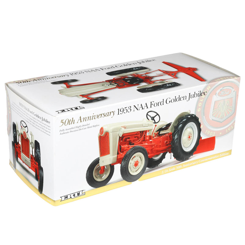 1/16 1953 NAA Ford Golden Jubilee Tractor with Rear Blade by ERTL, 50th Anniversary Limited Edition