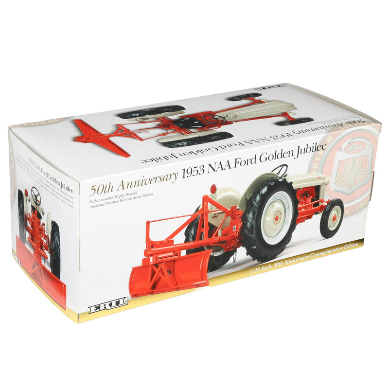 1/16 1953 NAA Ford Golden Jubilee Tractor with Rear Blade by ERTL, 50th Anniversary Limited Edition