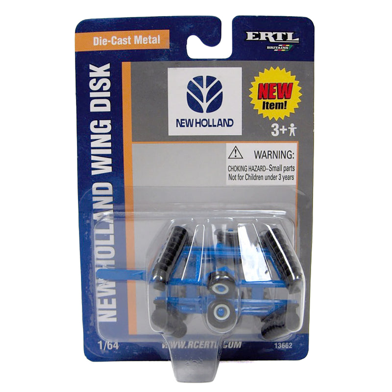 1/64 New Holland Blue Wing Disk by ERTL