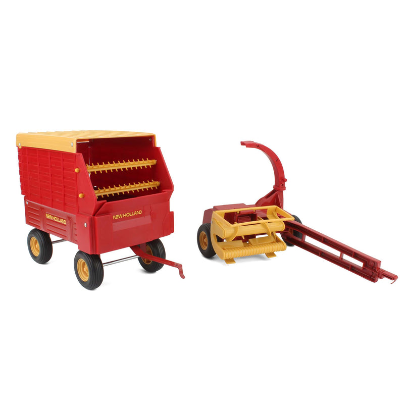 1/16 New Holland 2 Piece Forage Set with Wagon and Harvester - LOOSE