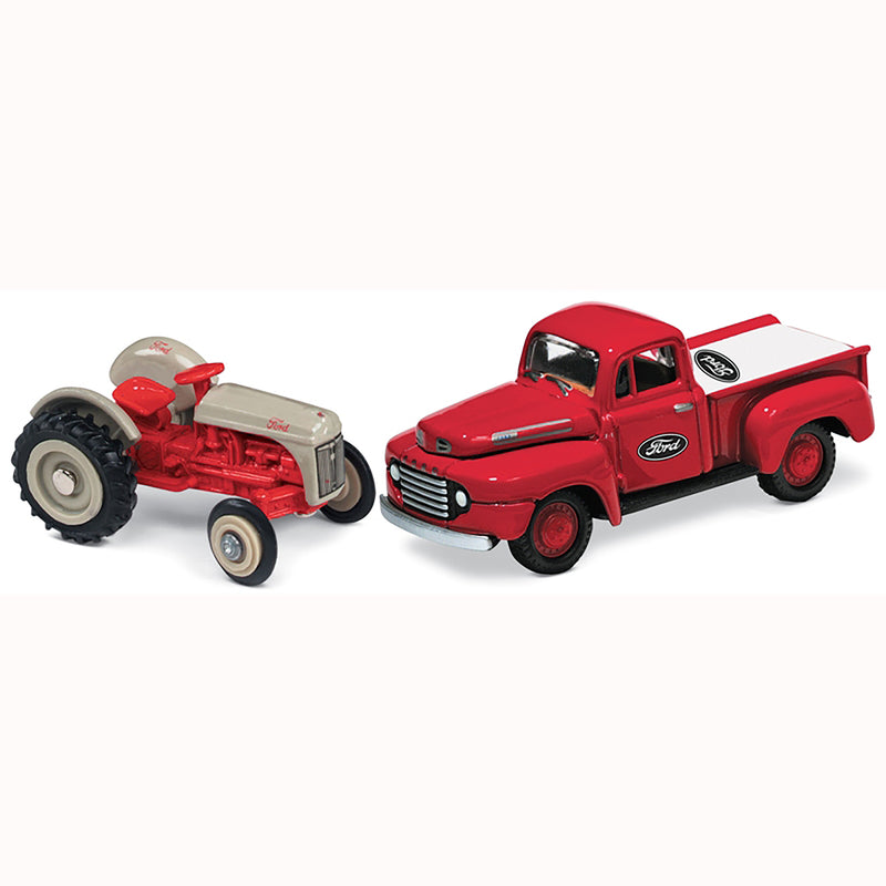 1/64 Ford 8N Tractor with 1950 Pickup Truck by ERTL