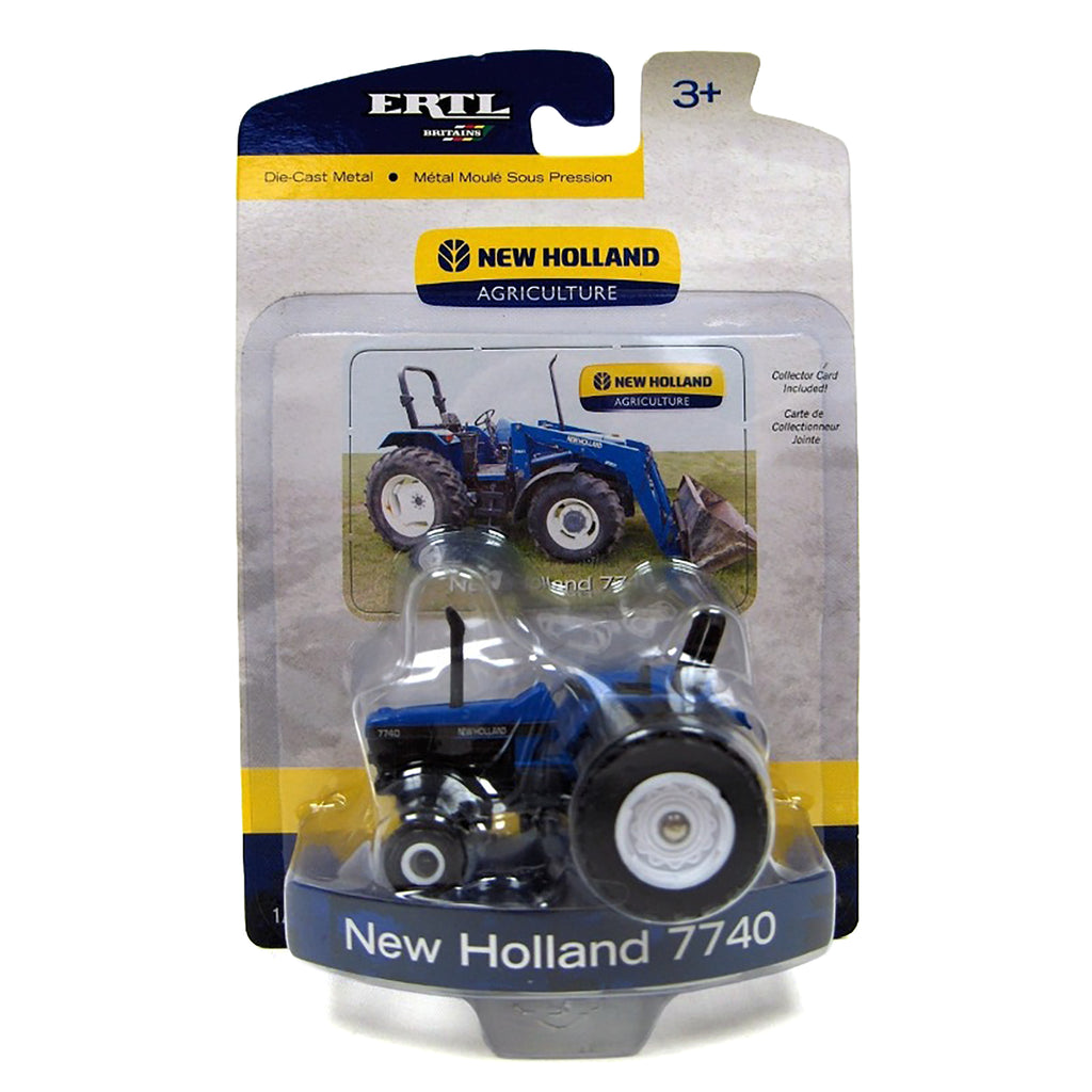 1/64 New Holland 7740 Tractor with ROPS & Rear Duals with Spacers