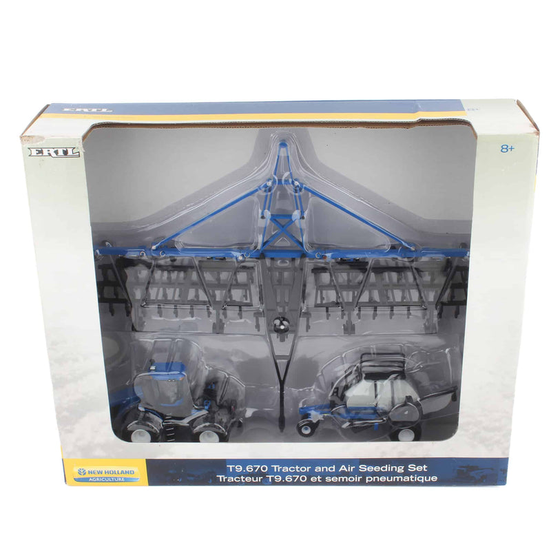 1/64 New Holland T9.670 4WD Tractor with Air Seeding Set by ERTL