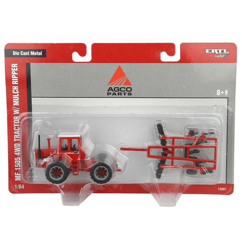 1/64 Massey Ferguson 1505 Tractor with Mulch Ripper by ERTL