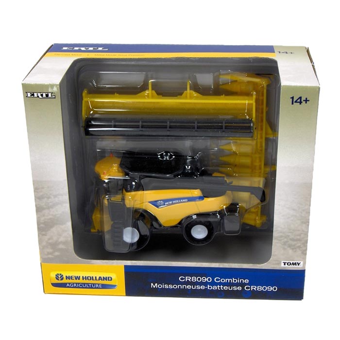 1/64 New Holland CR8090 Combine with 12 Row Head and 30' Grain Head