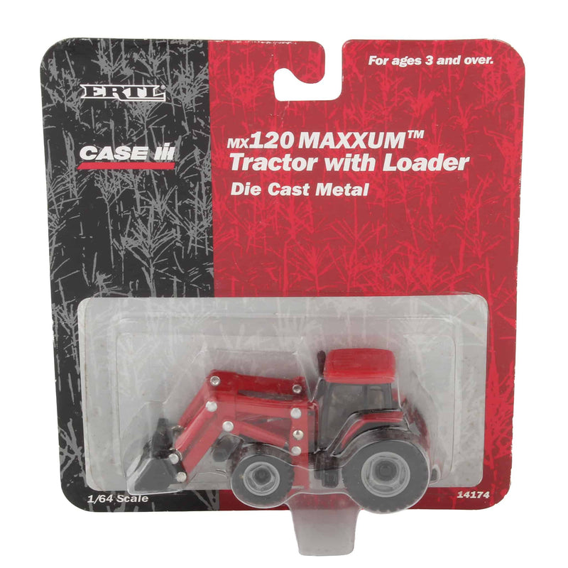 1/64 Case IH MX120 Maxxum Tractor with Loader by ERTL