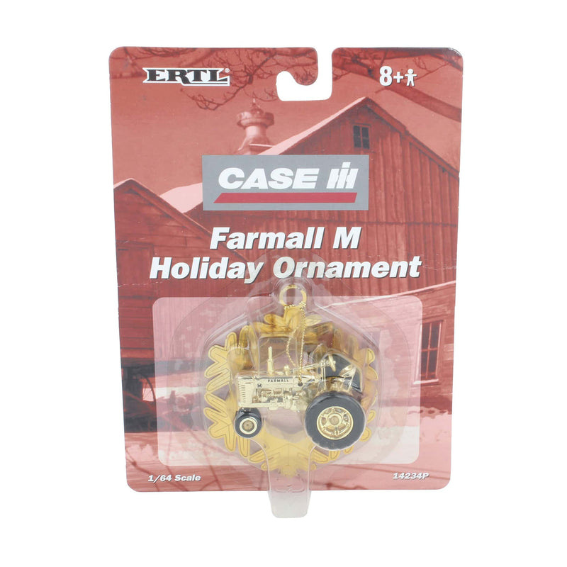 1/64 IH Farmall M Gold Tractor Holiday Christmas Ornament by ERTL