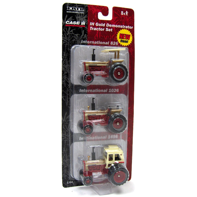 1/64 International 3 Piece Gold Demonstrator Set w/ 826, 1026 & 1456
