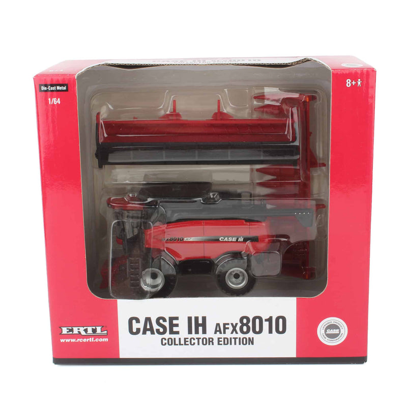 1/64 Case IH AFX8010 Combine with Headers Collector Edition by ERTL