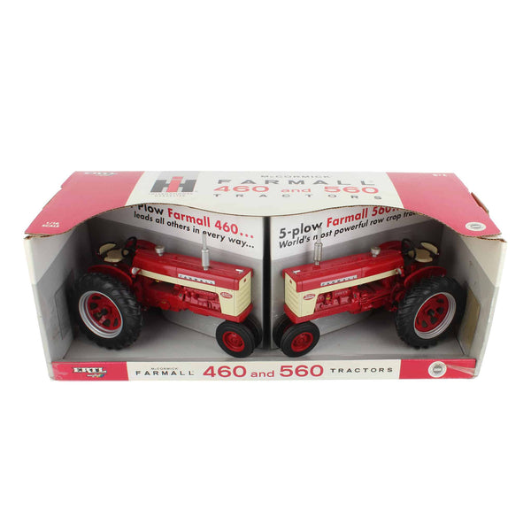 1/16 IH Farmall 460 560 Narrow Front Tractor Set by ERTL