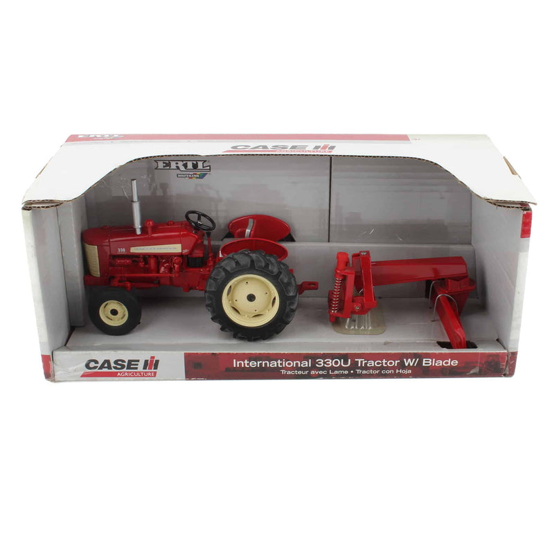 1/16 International 330 Utility Tractor with Rear Blade by ERTL