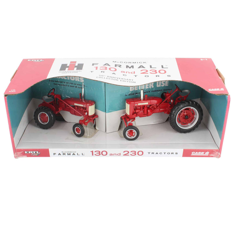 1/16 IH Farmall 130 & 230 Tractor Set, 50th Anniversary Collector Edition