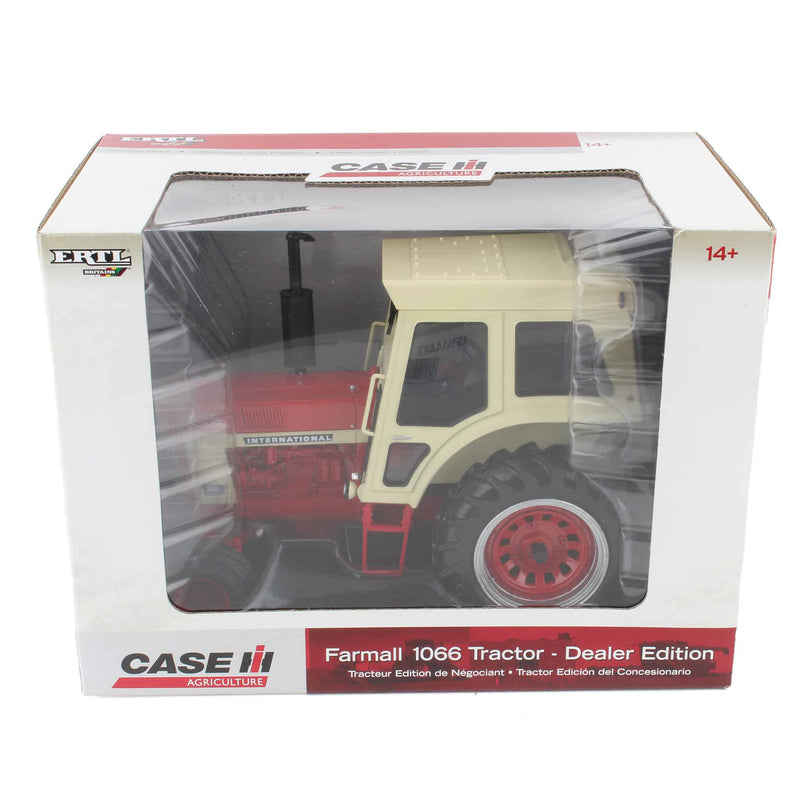 1/16 Dealer Edition Farmall 1066 Deluxe Cab Tractor with Cab Glass by ERTL