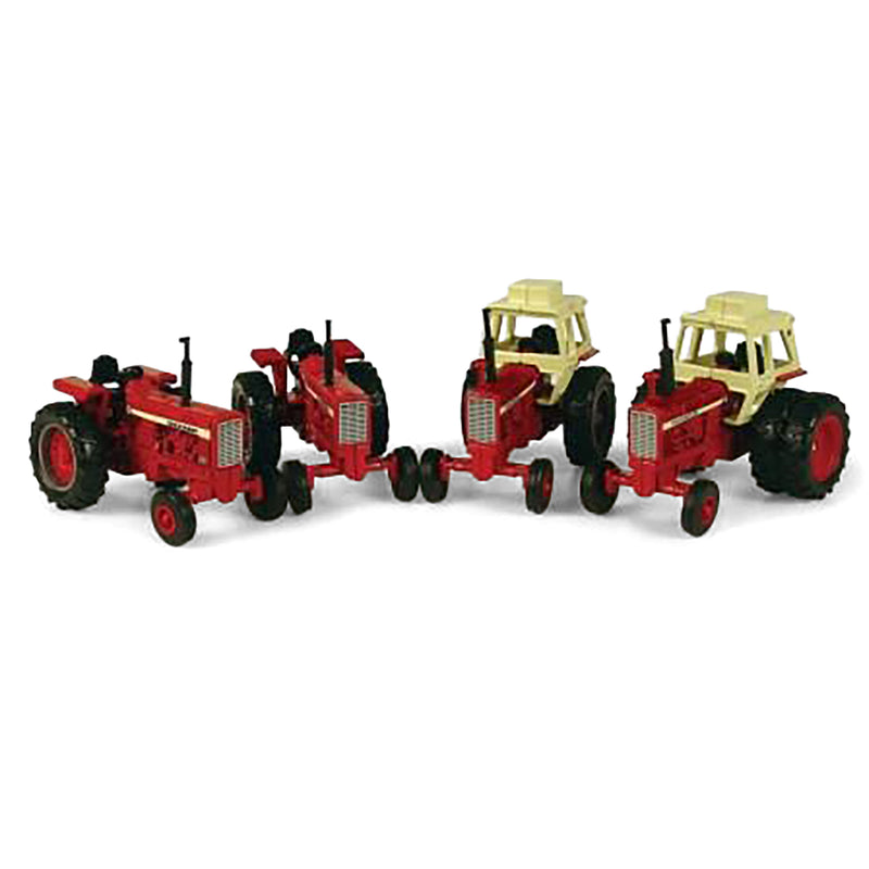 1/64 International Harvester 56 Series 4 Piece Set w/ 756, 856, 1256 & 1456 by ERTL