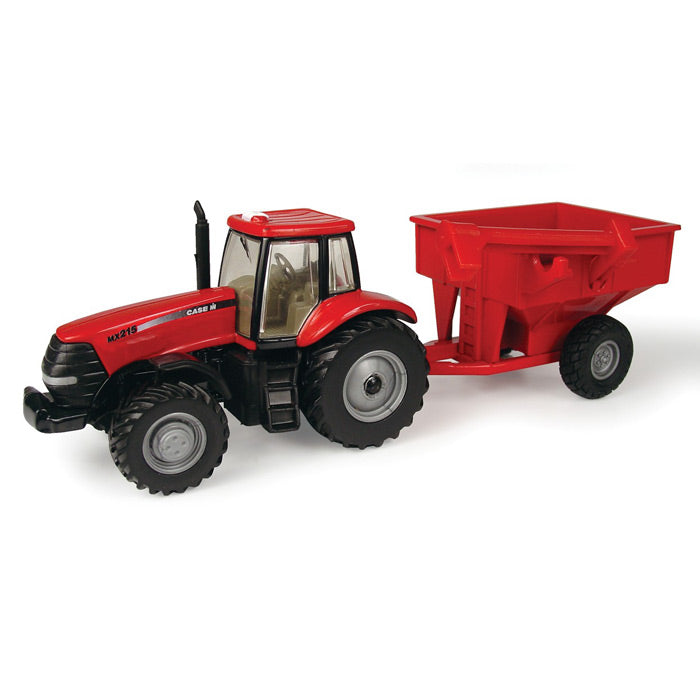 1/64 CASE IH MX 215 Tractor with Grain Cart by ERTL