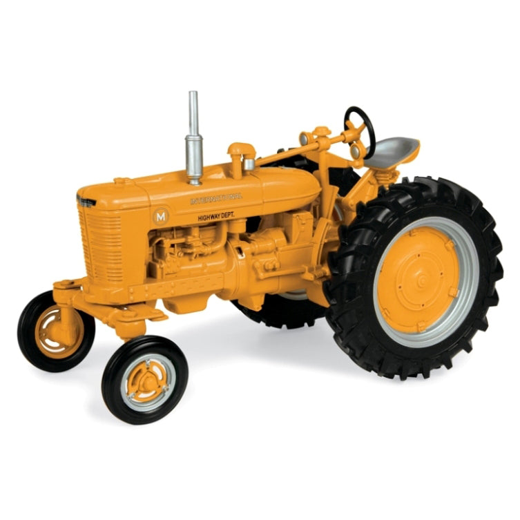 1/16 International Harvester M Industrial Yellow Tractor with Wide Front by ERTL