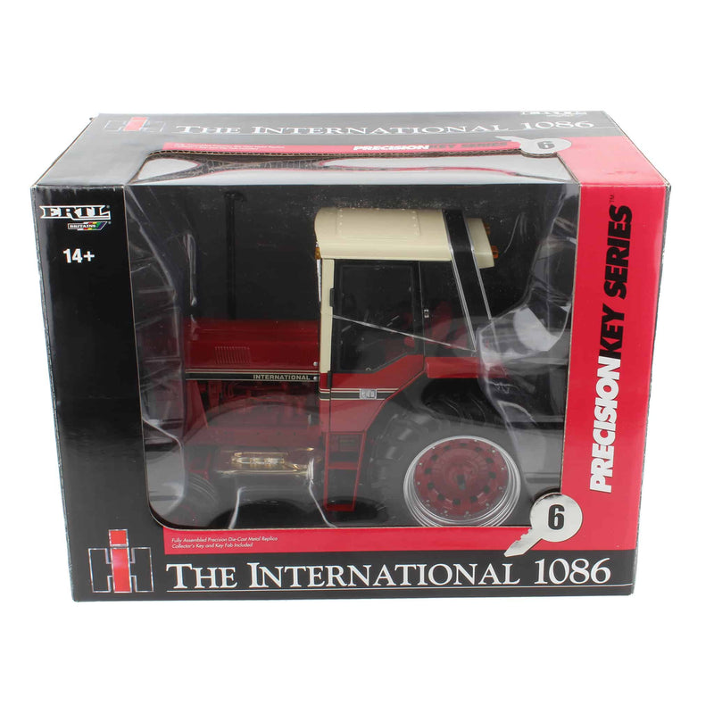 1/16 International 1086 Tri Stripe Tractor, ERTL Precision Key Series #6