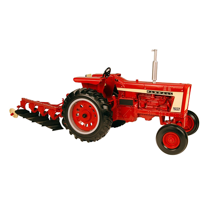 1/16 IH Farmall 706 Wide with 4-Bottom Plow Dealer Edition by ERTL