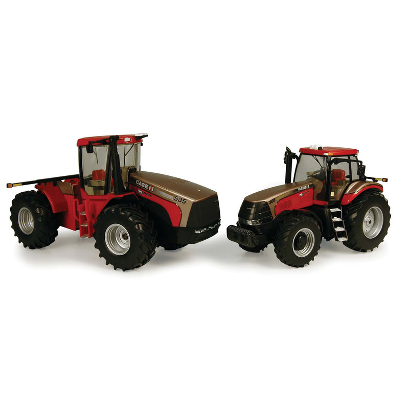 1/32 Case IH Gold Signature Edition Magnum 305 & Steiger 535 Tractor 2 Piece Set
