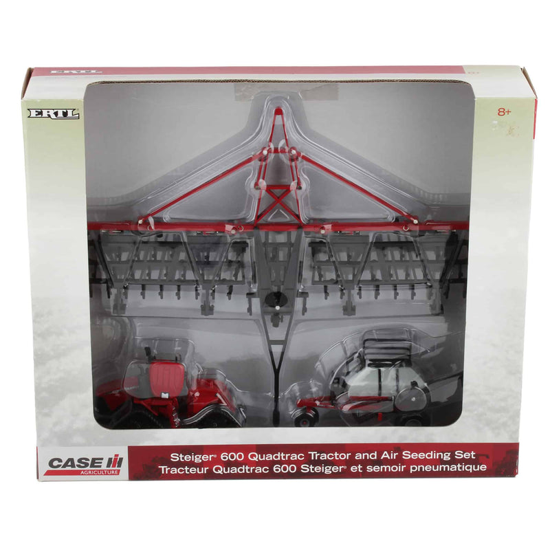 1/64 Case IH 600 Quadtrac Tractor with Precision Hoe, 800 Air Seeder, & 3430 Air Cart by ERTL