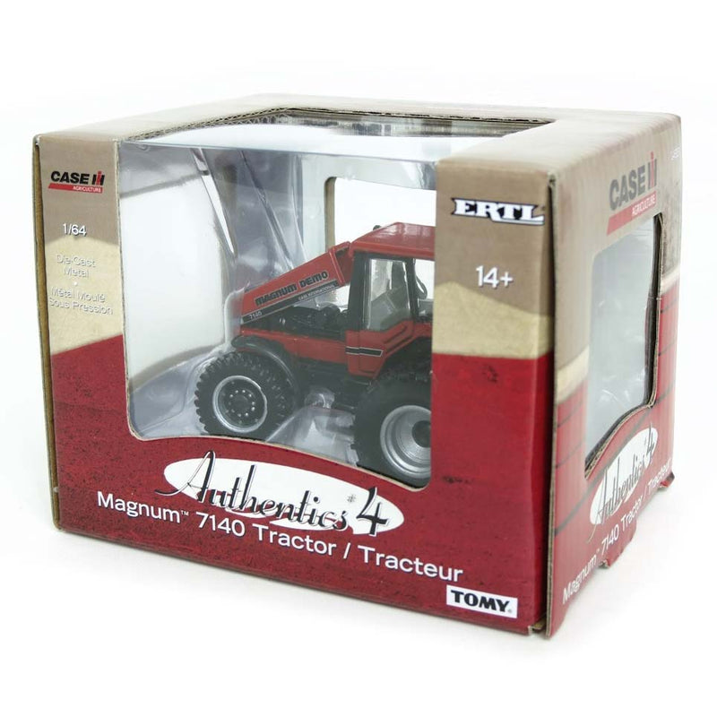 Chase Unit ~ 1/64 Case IH 7140 Magnum Tractor- ERTL Authentics Series #4, DEMO Version