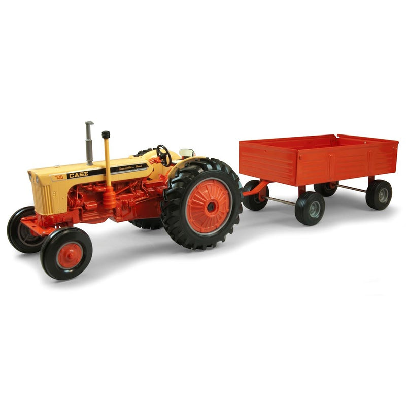 1/16 Case 730 Tractor with Wide Front & Barge Wagon by ERTL