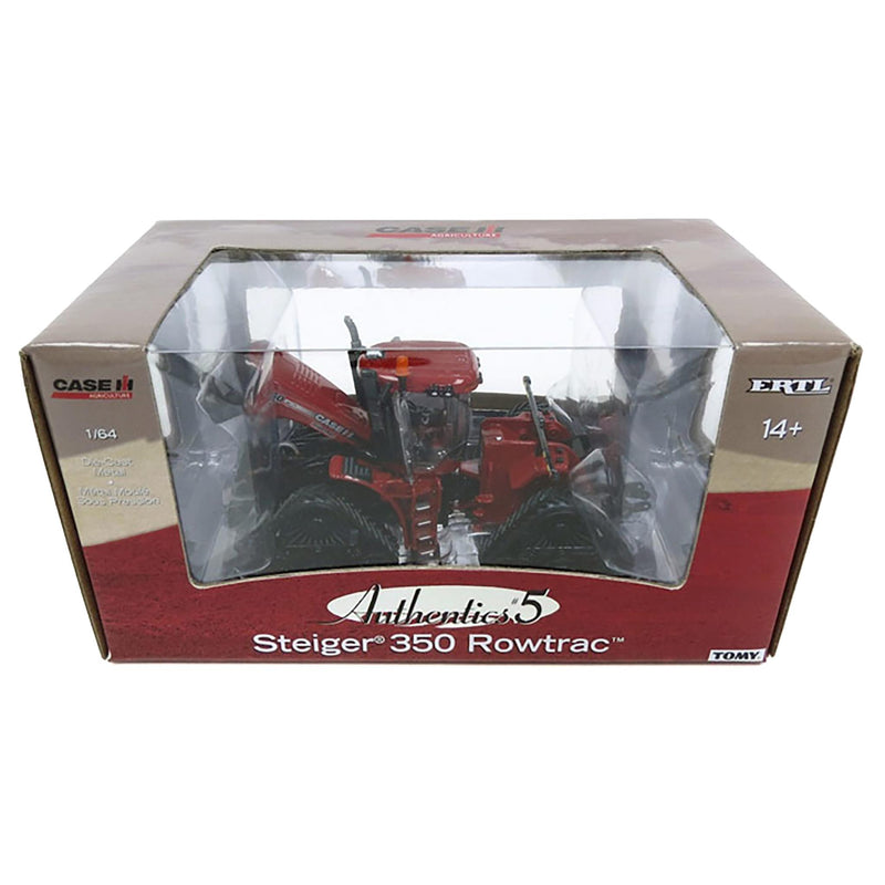 (B&D) 1/64 Case IH Steiger 350 RowTrac Tractor, ERTL Authentics Series #5 - Damaged Item