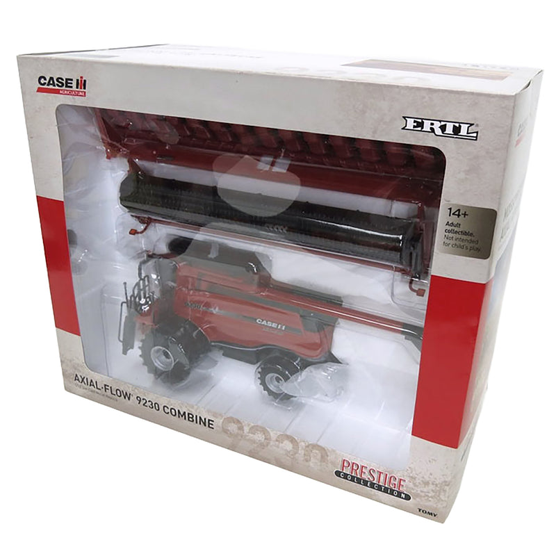 1/32 Case IH 9230 Axial Flow Combine with Corn and Grain Heads, ERTL Prestige Series