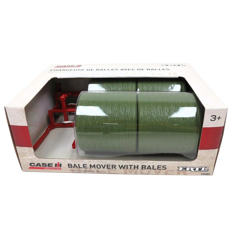 1/16 Red Bale Mover with 4 Bales by ERTL