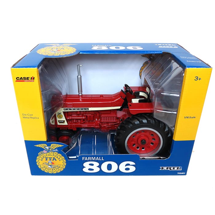 1/16 IH Farmall 806 Diesel Tractor with Narrow Front & FFA Logo