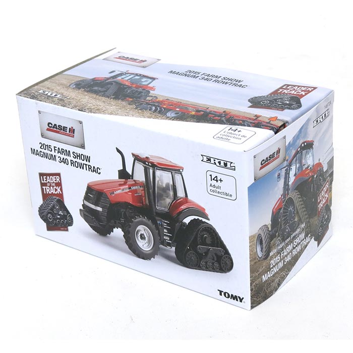 Chase Unit ~ 1/64 2015 Farm Show Black Case IH Magnum 340 Rowtrac Tractor by ERTL