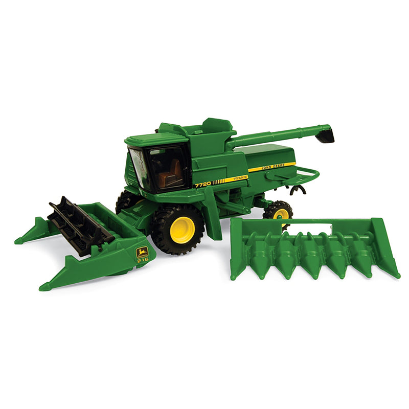1/64 John Deere 7720 Titan II Combine with Corn and Grain Headers by ERTL