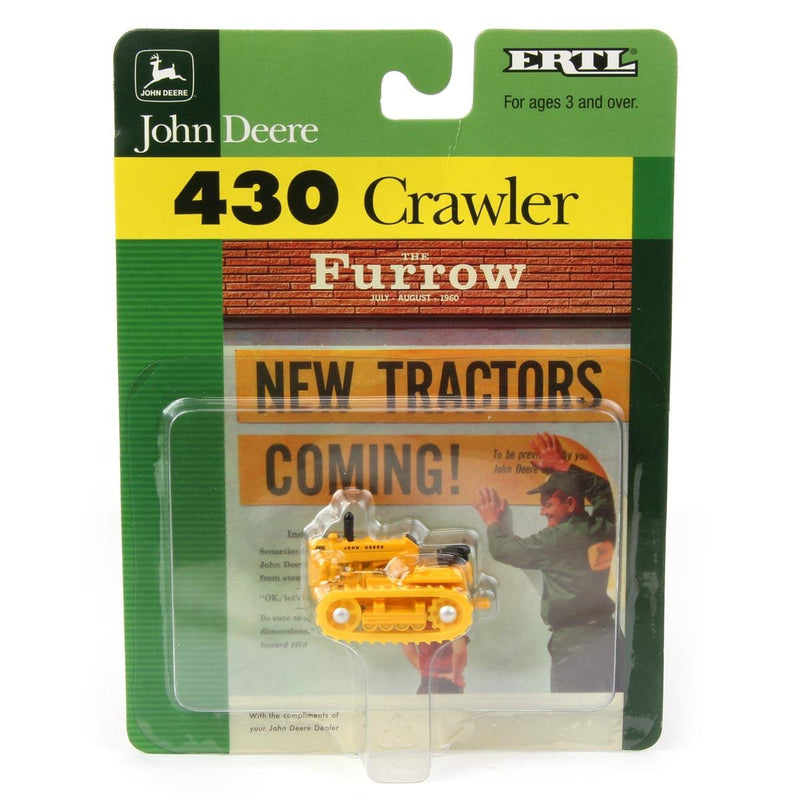 (B&D) 1/64 John Deere Industrial 430 Crawler, Furrow Edition, by ERTL - Damaged Box