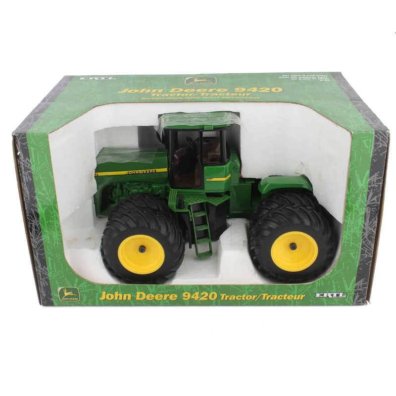 (B&D) 1/16 John Deere 9420 with Duals by ERTL - Damaged Item, Damaged Box