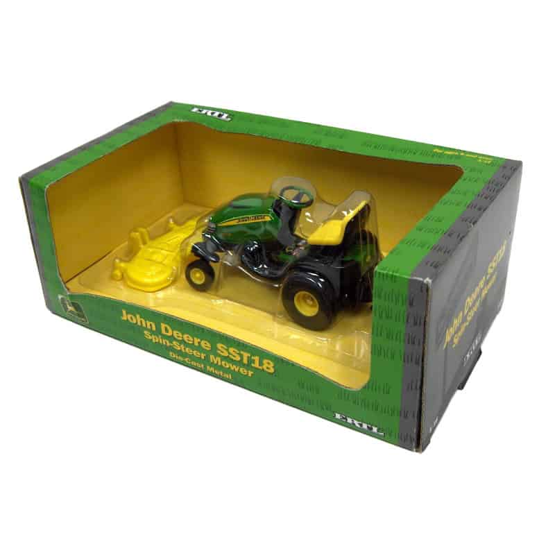 (B&D) 1/16 John Deere Spin-Steer Mower SST18 with Mower Deck and Hitch Box