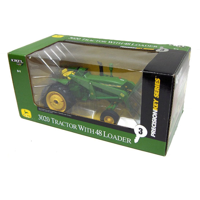 1/16 John Deere 3020 Tractor with Wide Front and Model 48 Loader, ERTL Precision Key Series #3