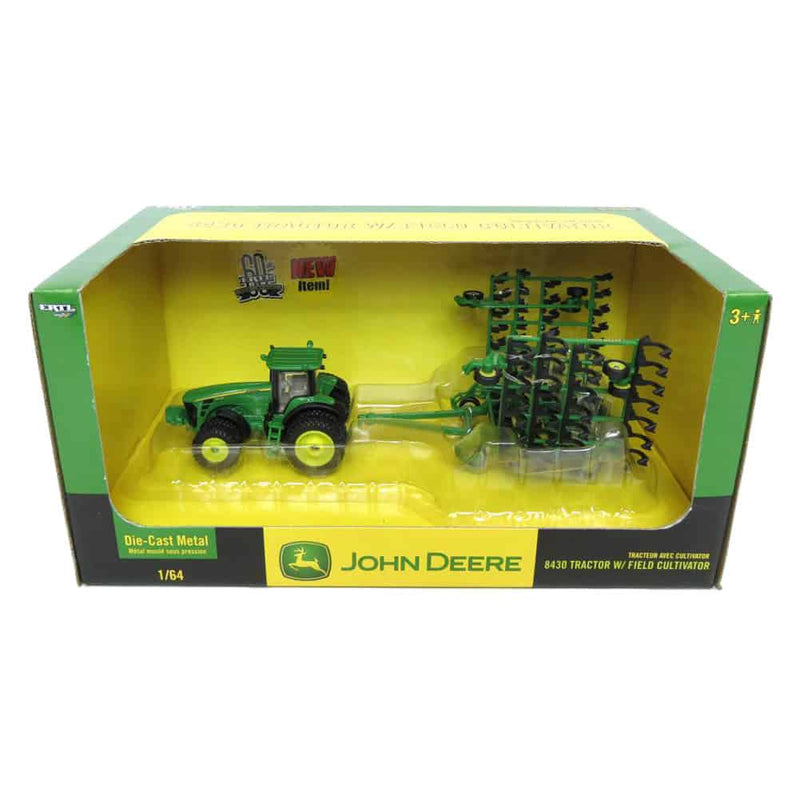 1/64 John Deere 8430 Tractor with 2200 Field Cultivator by ERTL
